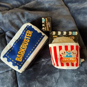 Bark Box Movie Night Dog Toy Bundle